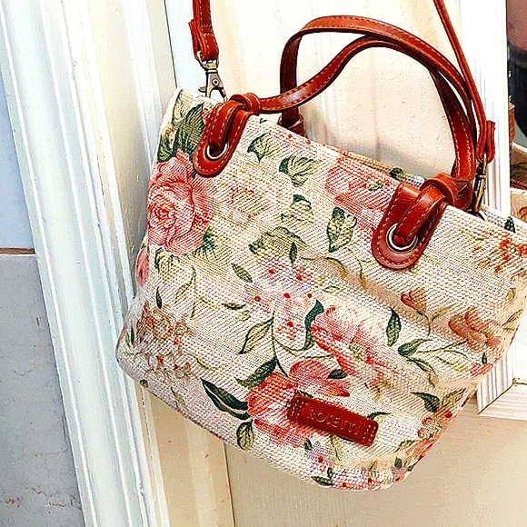 💖Rosetti hand bag with/shoulder straps. Also coin purse Retired Floral Pattern - Picture 2 of 10
